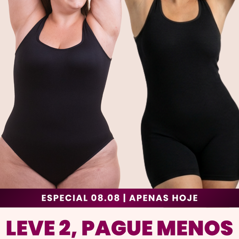 Body Shaper + Macaquinho Shaper - Combo Irresistível