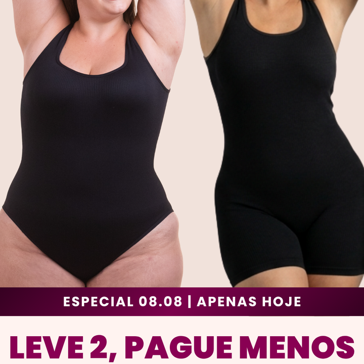 Body Shaper + Macaquinho Shaper - Combo Irresistível