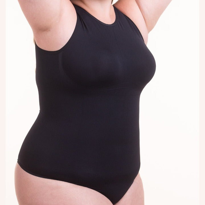 Body Chic - Body Modelador Decote Alto Sem Costura