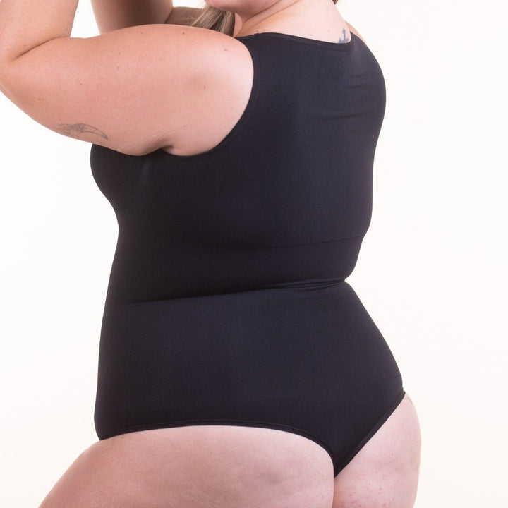 Body Chic - Body Modelador Decote Alto Sem Costura