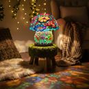 Luminária Frosted Mushroom™ | Luz Decorativa Premium