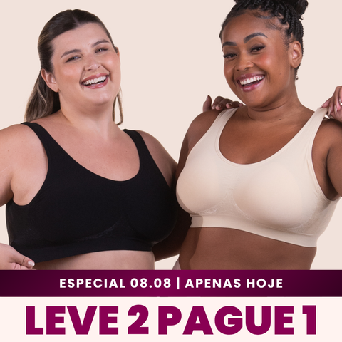 2 Sutiãs Ajuste Perfeito - Compre 1 Leve 2