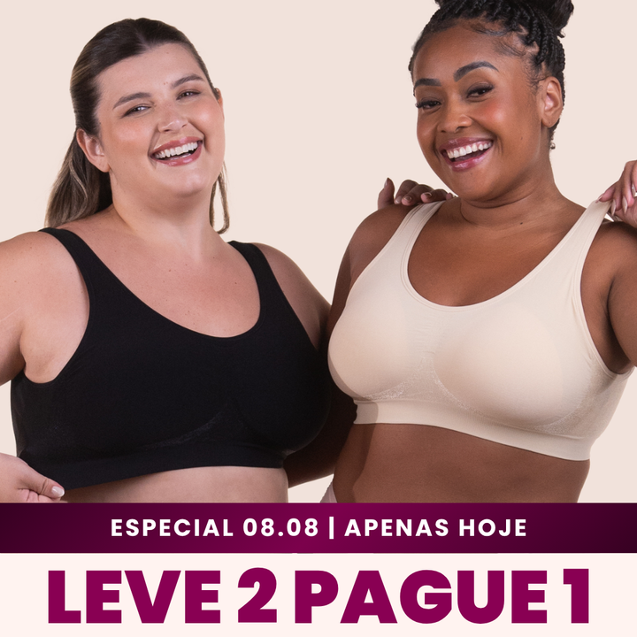2 Sutiãs Ajuste Perfeito - Compre 1 Leve 2