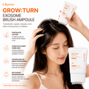 Lilyeve Grow Turn Exosome Brush Ampoule 100ml – Tratamento Capilar Coreano com Nano Exossomos e Cafeína