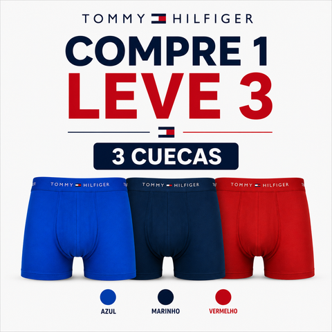 KIT CUECAS BOXER PREMIUM MAX CONFORT - COMPRE 1 LEVE 3 [Frete Grátis]