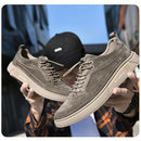 (PAGUE 1 LEVE 2 - PROMOÇÃO EXCLUSIVA) Sapatênis Masculino Em Couro Premium Off-Ekien + BRINDE