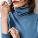 Blusa Gola Alta Tricot - Slim Fit