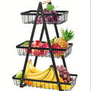 Frutify - Fruteira de Mesa Premium Aramado 2 ou 3 Andar
