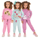 Kit 2 Moletons Infantil Feminino Inverno | Fábulas Kids