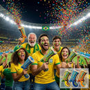 Kit Exclusivo Torcedor Brasil Copa 2026 - 12 Itens Completo