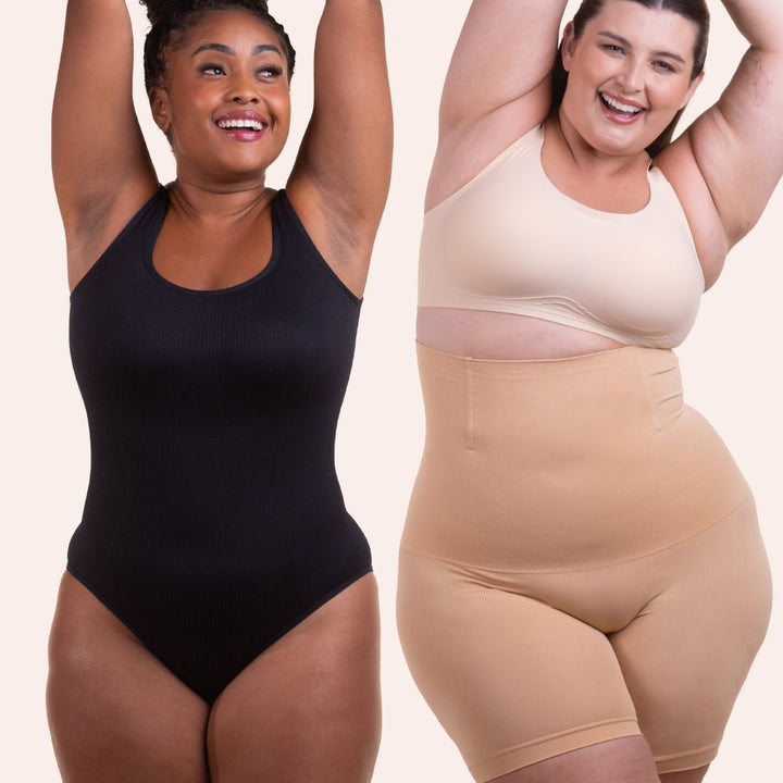 Body Shaper Canelado + Bermuda Up Shaper - Combo Irresistível