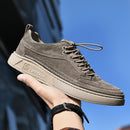 (PAGUE 1 LEVE 2 - PROMOÇÃO EXCLUSIVA) Sapatênis Masculino Em Couro Premium Off-Ekien + BRINDE