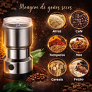 InoxGrinder - Moedor Multifuncional Elétrico de Grãos e Especiarias - Entrega Grátis